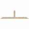 Ekena Millwork Portland Smooth Timber Gable Bracket, Douglas Fir, 96"W x 28"H x 3 1/2"D x 5 1/2"F, 7/12 Pitch GBW096X28X0406POR00SDF - alternate 1